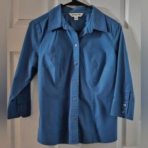 St John's Bay Petite Button Down Blouse